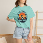 Live Love Baseball T-Shirt — Vintage Sunset Baseball Tee
