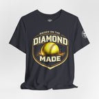 Raised on the Diamond Made Softball Tee