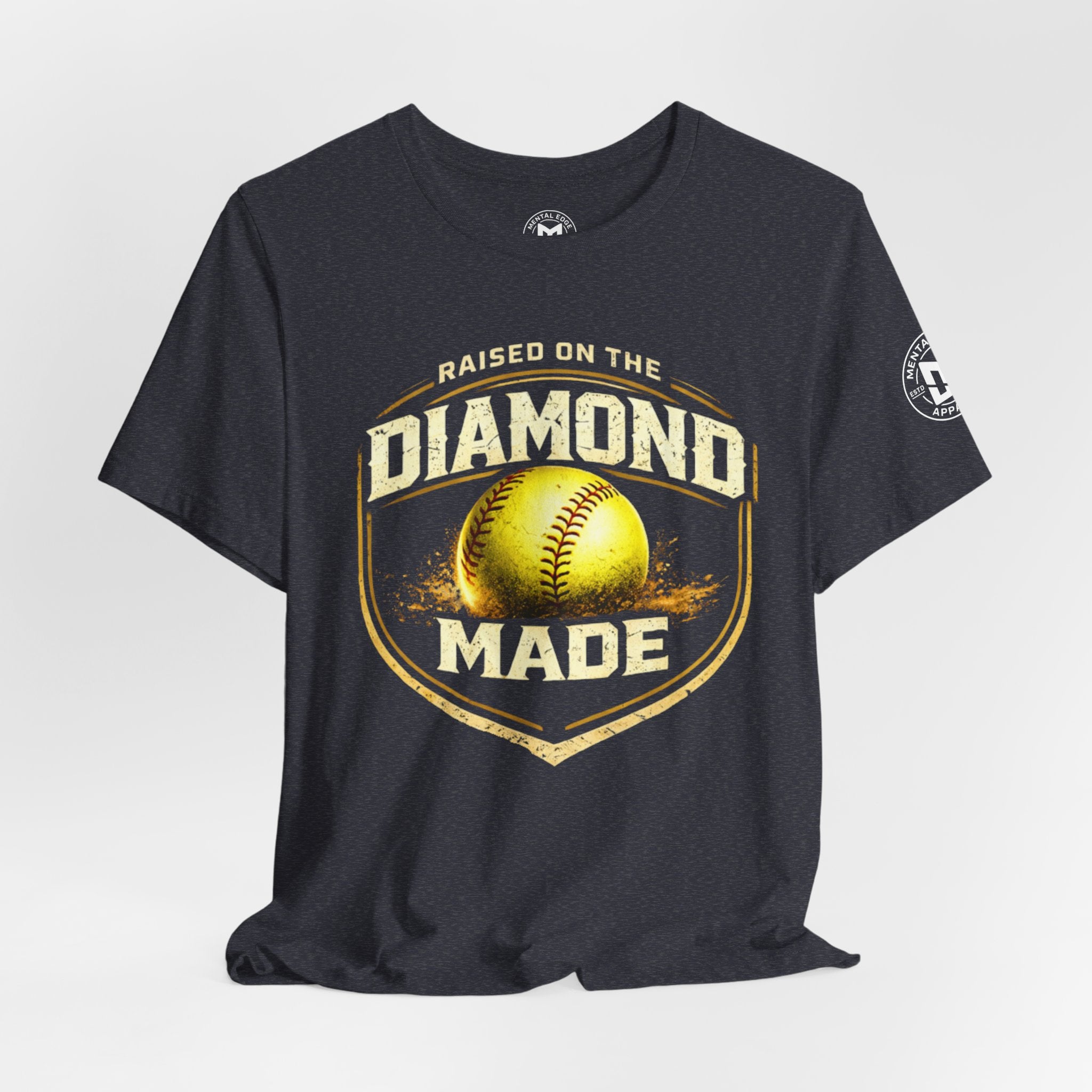 Raised on the Diamond Made Softball Tee