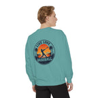 Baseball Sweatshirt — "Live Love Baseball" Vintage Sunset Crewneck Unisex