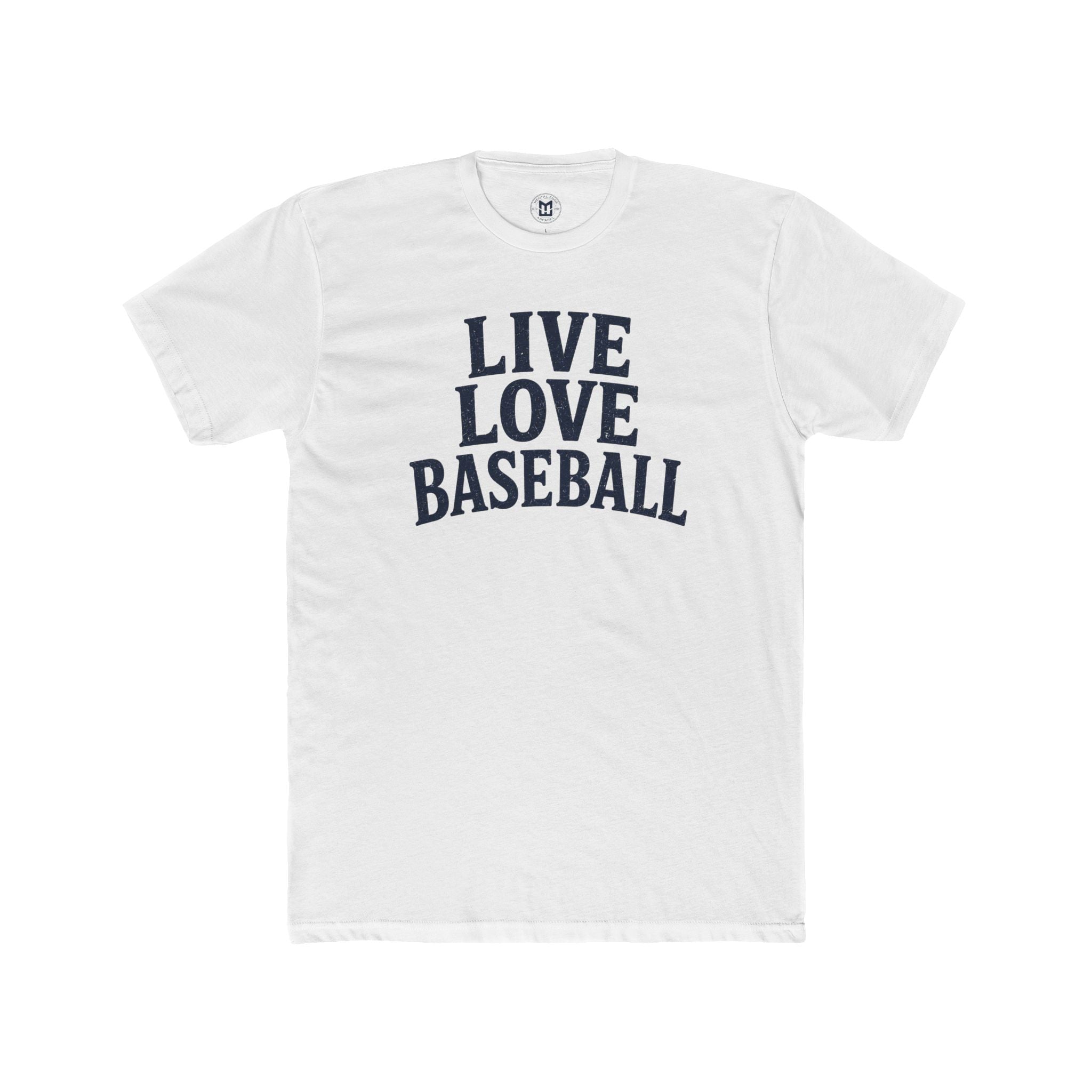 Live Love Baseball T-Shirt — Classic Baseball Tee for Fans