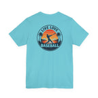 Baseball Tee — "Live Love Baseball" Vintage Sunset Unisex T-Shirt