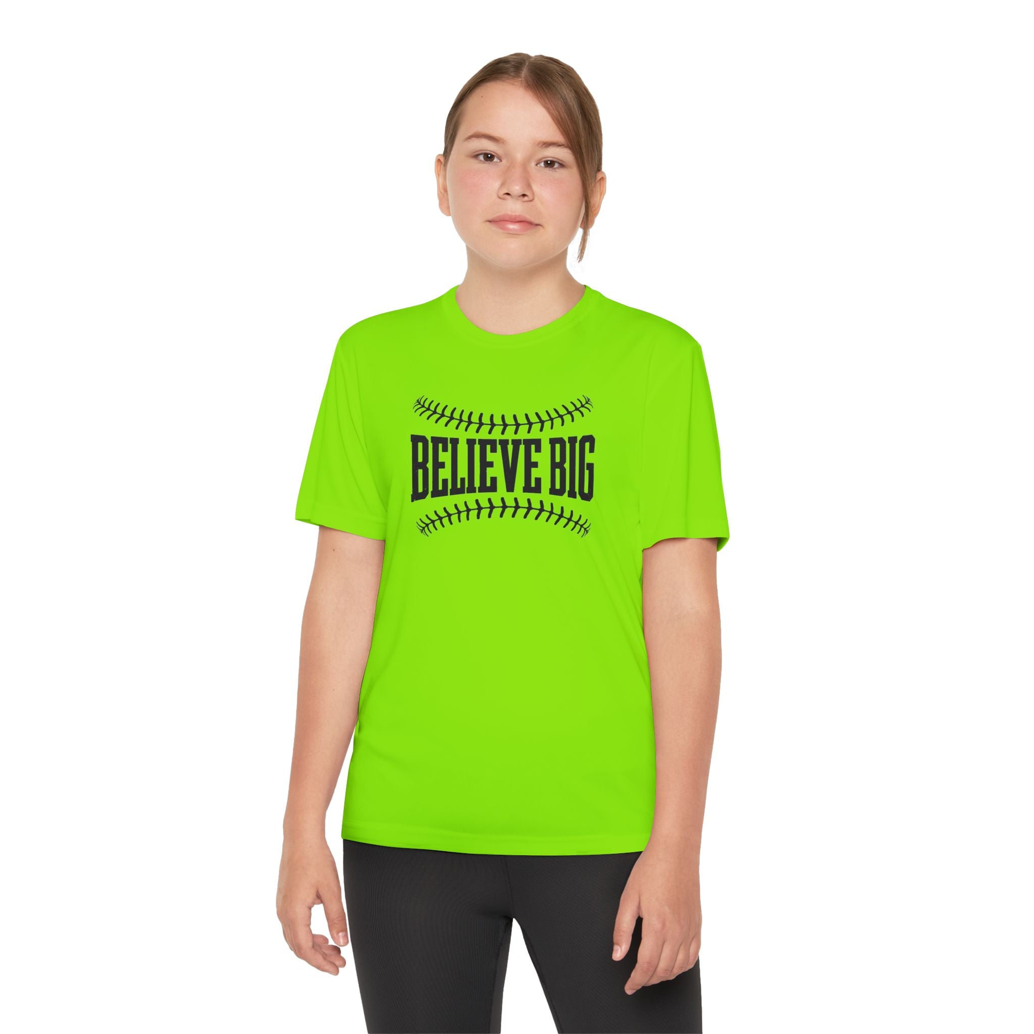 Believe Big Youth Baseball Dri Fit Tee