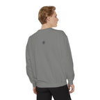 Baseball Unisex Sweatshirt - "Live Love Baseball" Vintage Sunset Crewneck