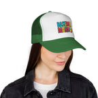 Baseball Mama Trucker Cap – Retro Colorful Softball Mom Hat