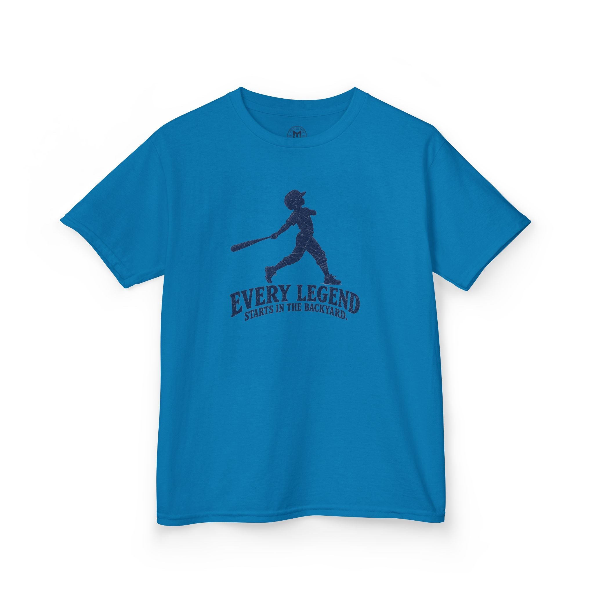 Kids T-Shirt — "Every Legend Starts in the Backyard" Baseball Tee