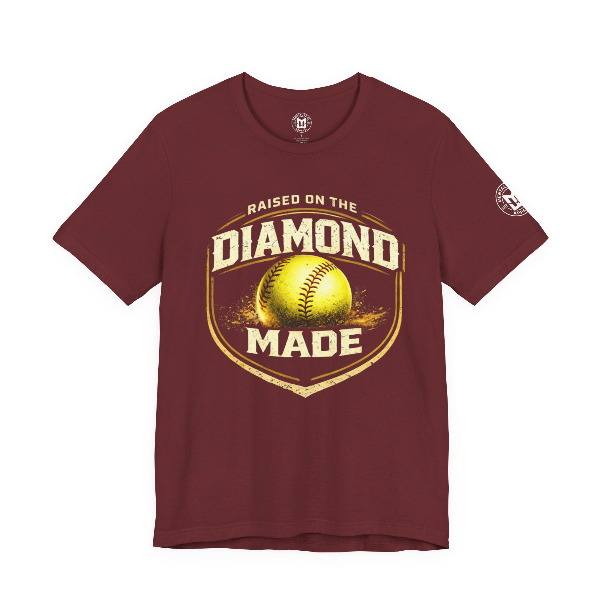 Raised on the Diamond Made Softball Tee