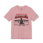 Banned to the Outfield Womans Baseball Tee – Funny Coach/Player Sideline Shirt