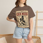Adult Unisex "Chin Music Enforcer of Heat" Baseball Pitchers Comfort Colors Garment-Dyed T-shirt