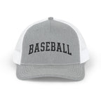 Baseball Trucker Cap – Vintage Distressed Baseball Snapback