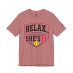 "Relax... She's 11" Softball Parents T-Shirt