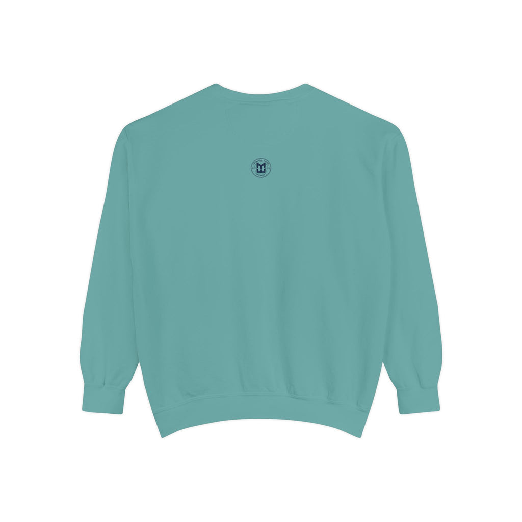 Baseball Unisex Sweatshirt - "Live Love Baseball" Vintage Sunset Crewneck