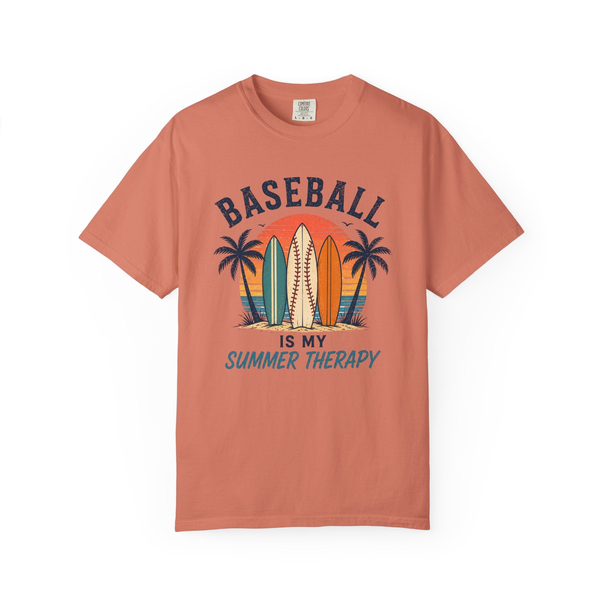 Baseball Is My Summer Therapy T-Shirt