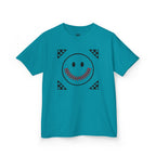 Kids T-Shirt — "Smily Baseball Seams Face" Baseball Tee