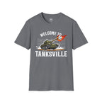 Welcome to Tanksville Tank Adult T-Shirt