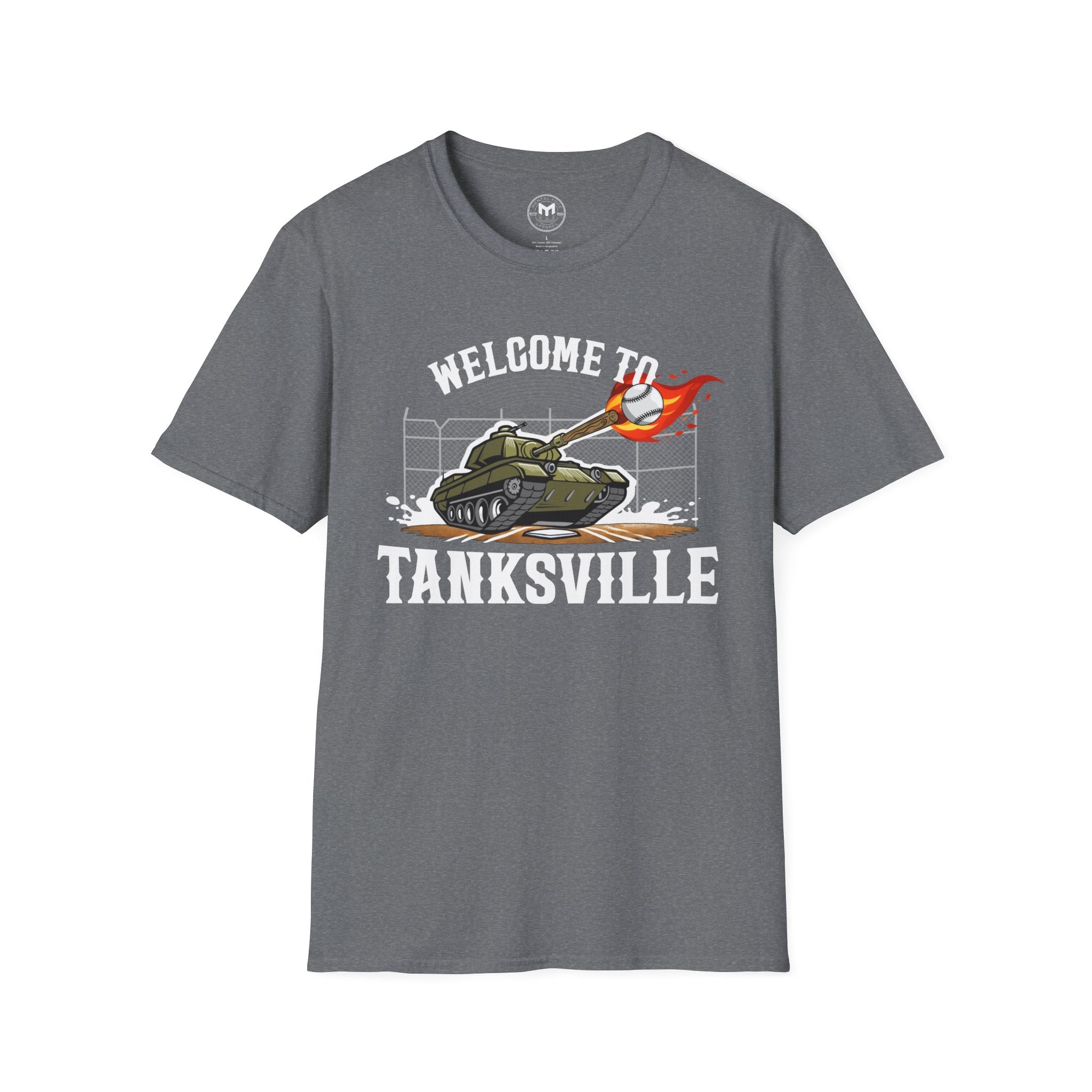 Welcome to Tanksville Tank Adult T-Shirt
