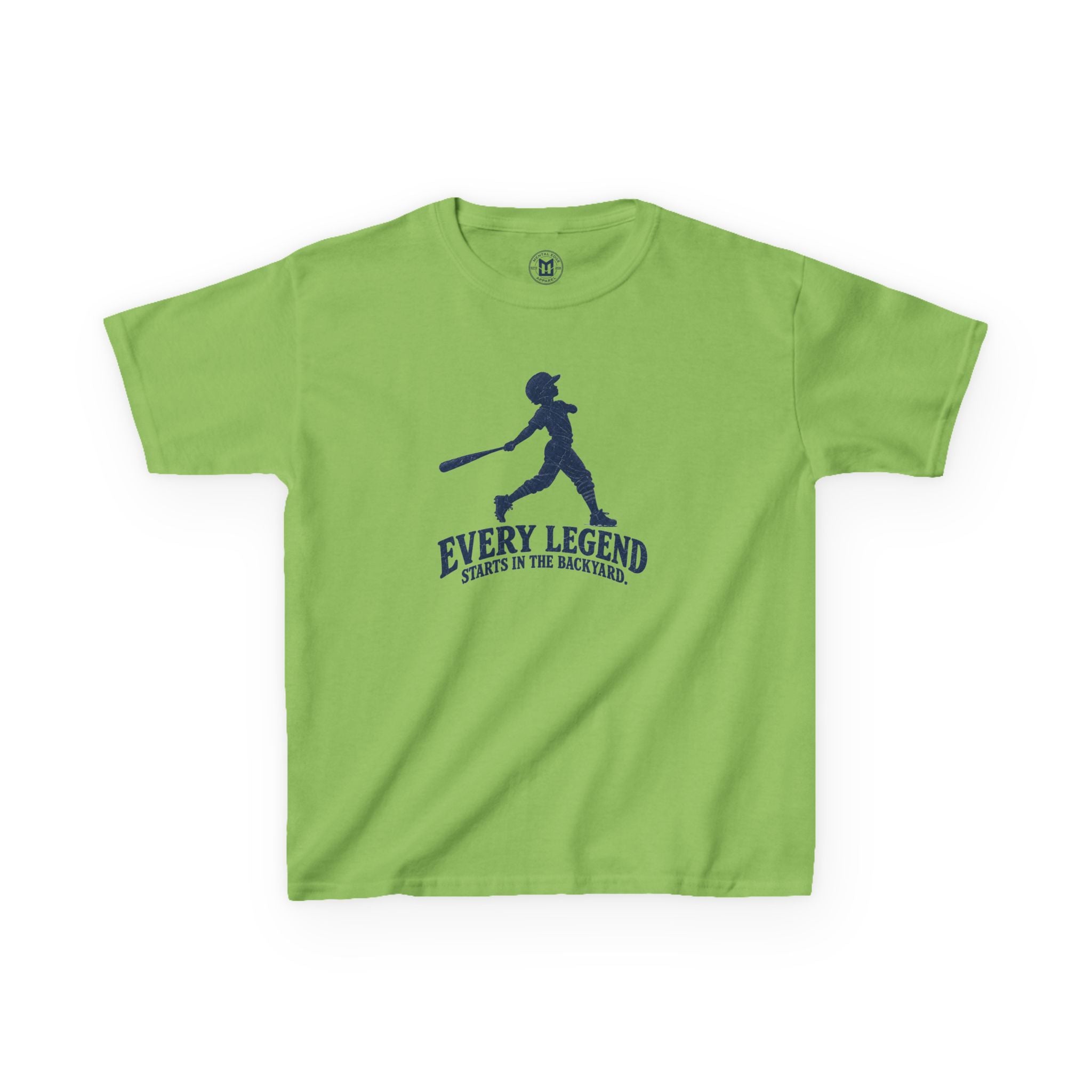 Kids T-Shirt — "Every Legend Starts in the Backyard" Baseball Tee