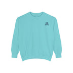 Baseball Sweatshirt — "Live Love Baseball" Vintage Sunset Crewneck Unisex