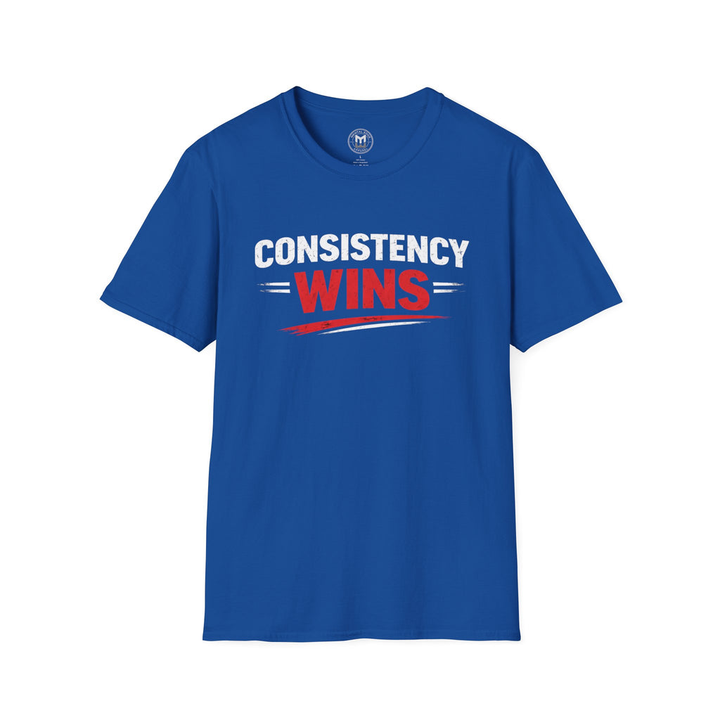 Consistency Wins T-Shirt — Motivational  Success Tee