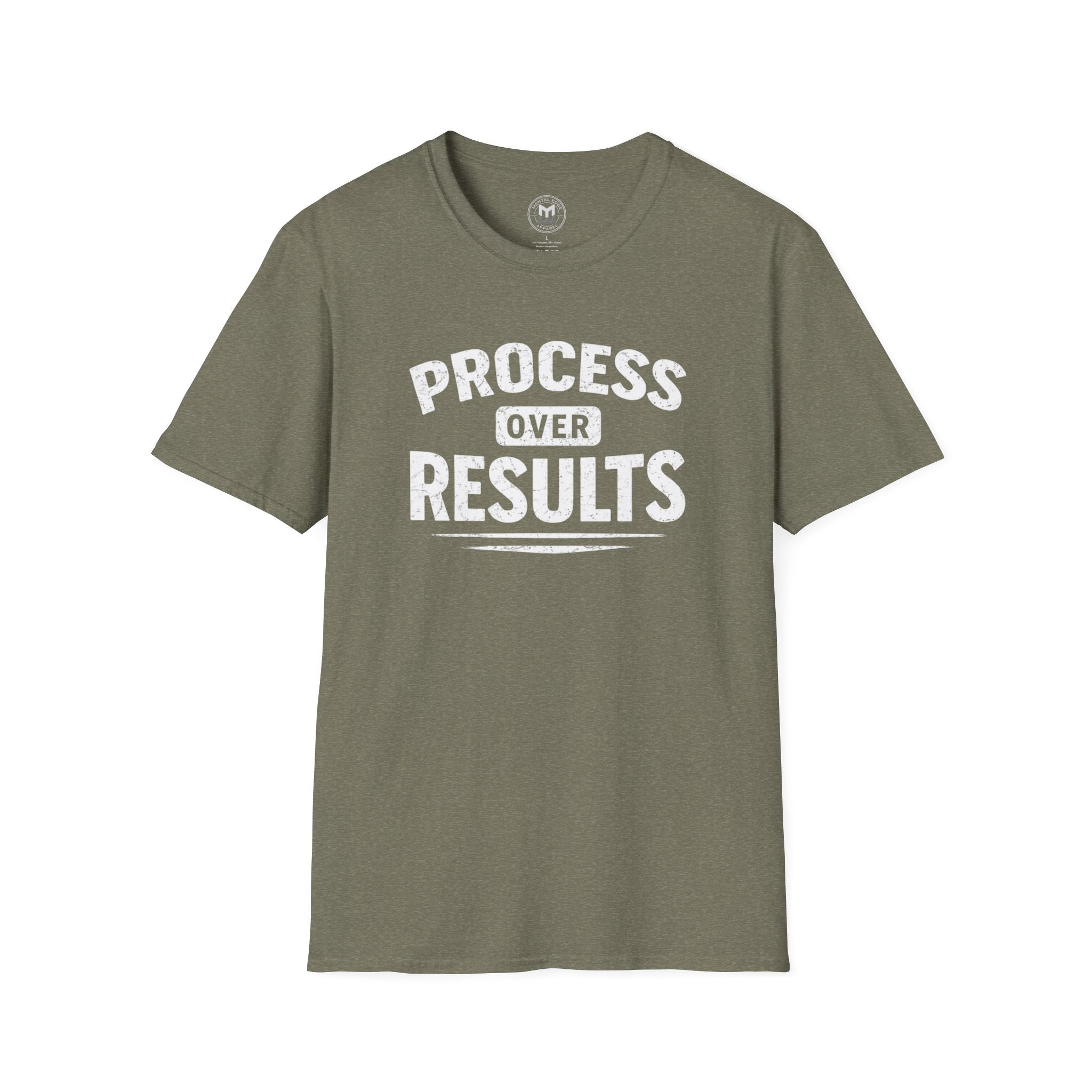 Process Over Results T-Shirt — Motivational Fitness & Productivity Tee