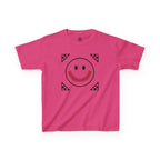 Kids T-Shirt — "Smily Baseball Seams Face" Baseball Tee