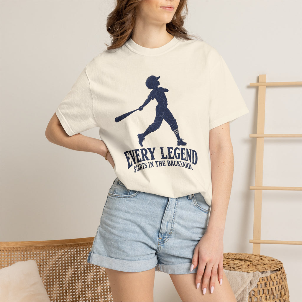 Adult Unisex  "Every Legend Starts in the Backyard" Graphic Tee