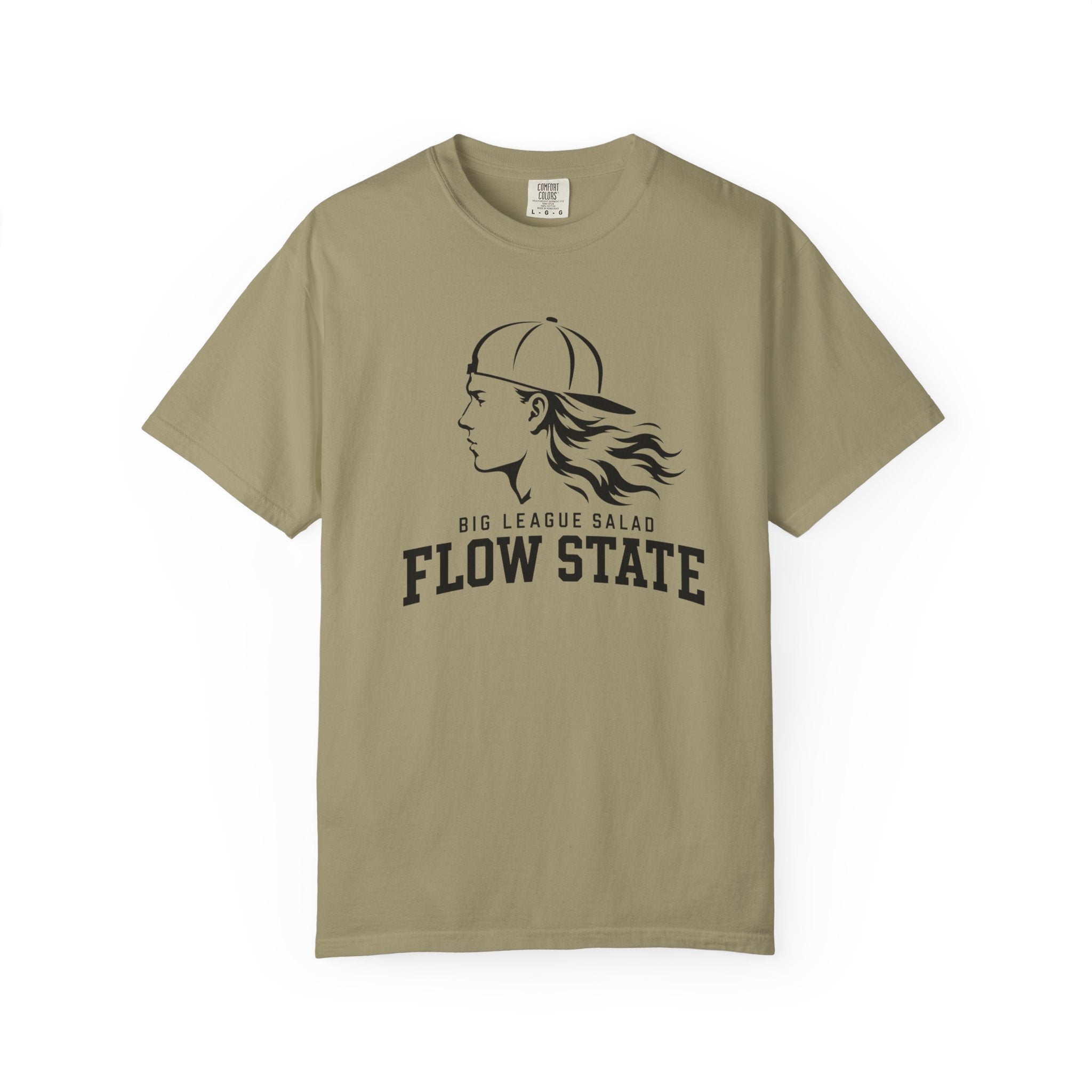 Flow State Tee — 'Big League Salad' Athletic Retro Graphic T-Shirt