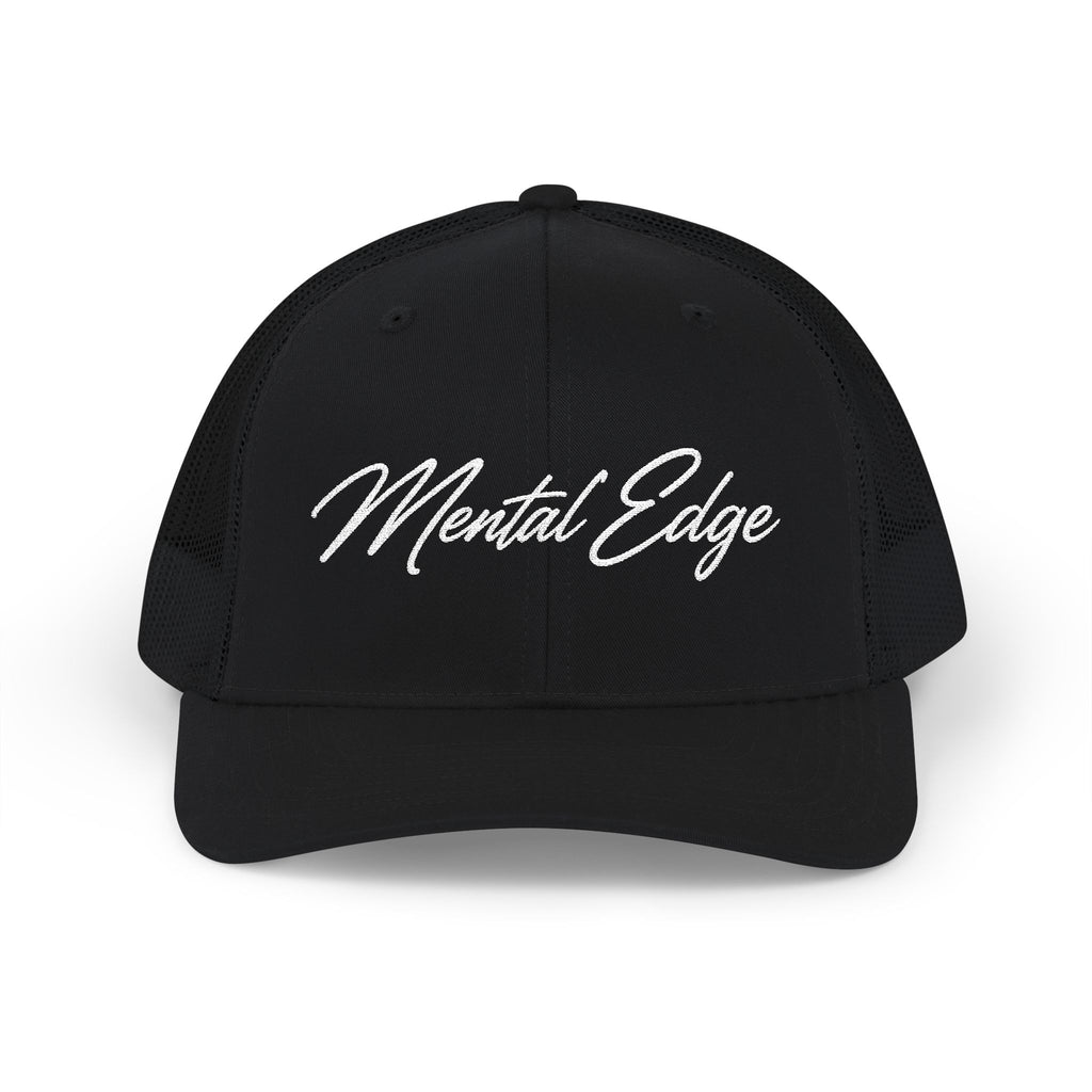Mental Edge Trucker Cap — Script Logo Snapback Hat