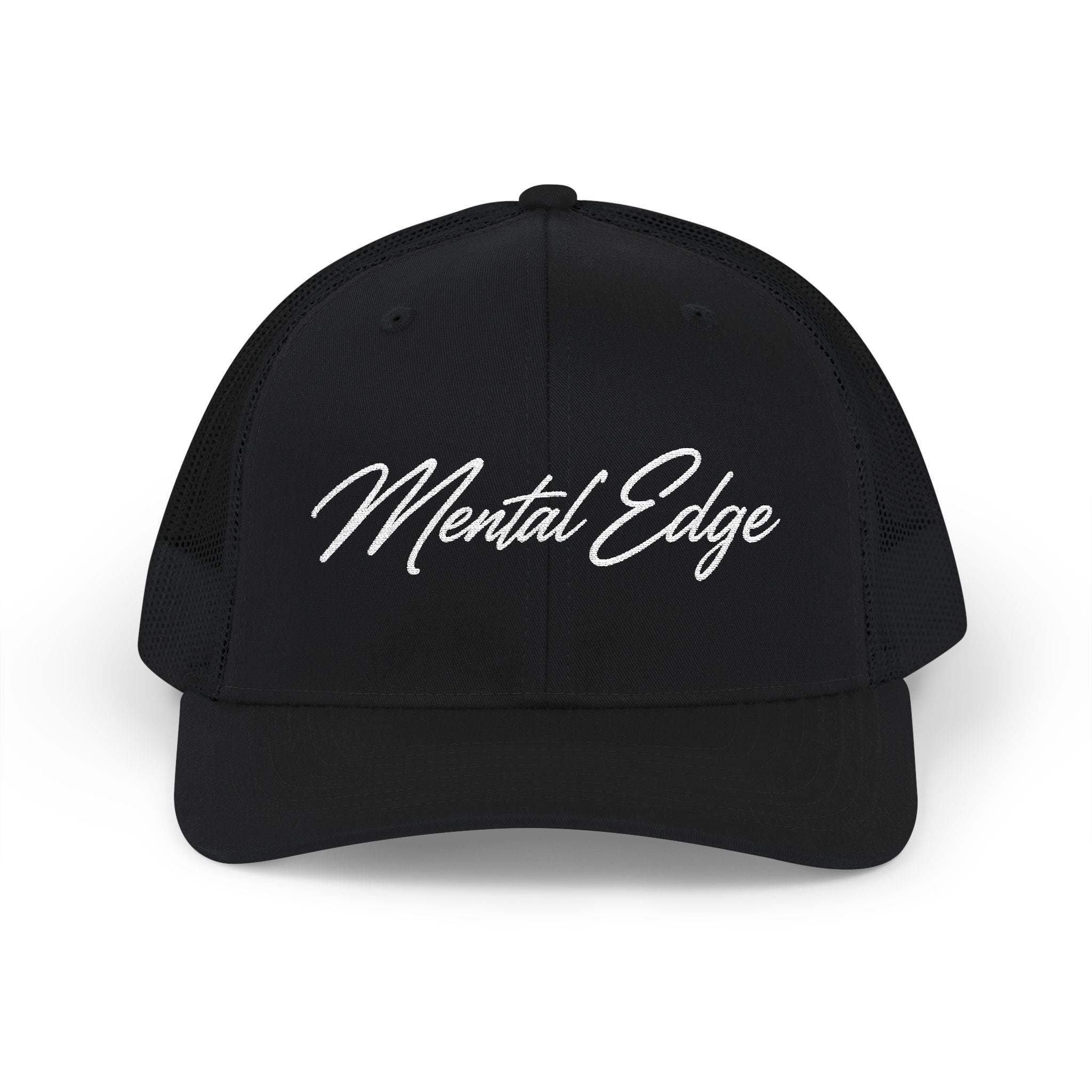 Mental Edge Trucker Cap — Script Logo Snapback Hat