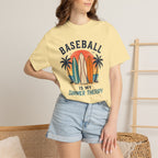 Baseball Is My Summer Therapy T-Shirt