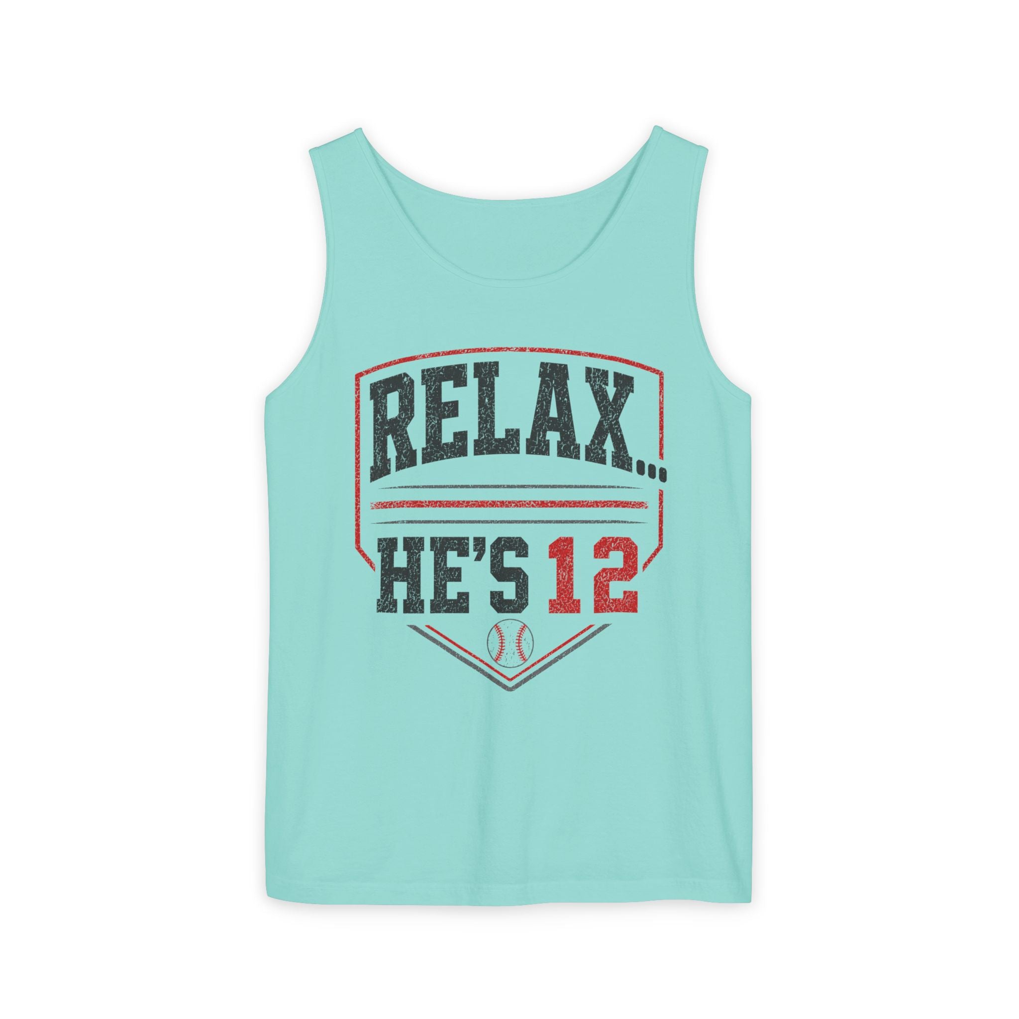 Relax... He's 12 Parent Tank Top