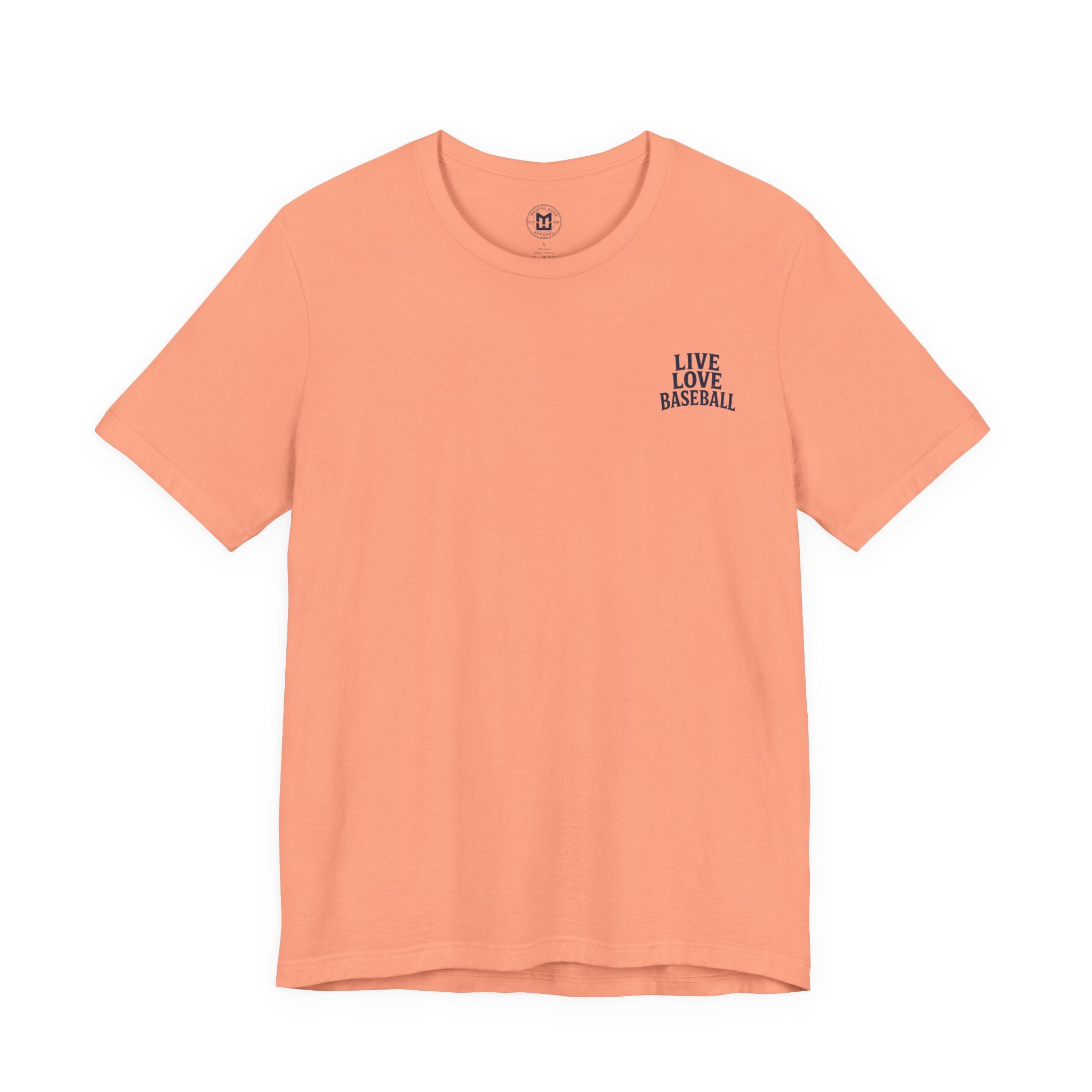 Baseball Tee — "Live Love Baseball" Vintage Sunset Unisex T-Shirt