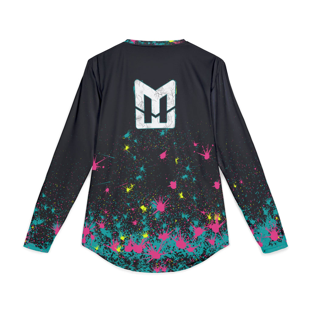 Mental Edge Neon Loud Splatter UV Long Sleeve