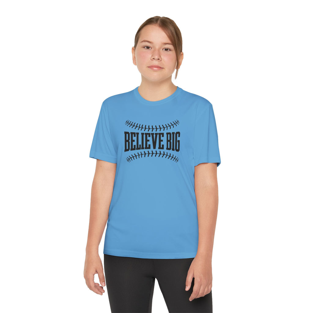 Believe Big Youth Baseball Dri Fit Tee