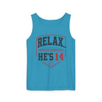 Relax... He's 14 Baseball Parent Tank Top