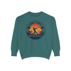 Baseball Unisex Sweatshirt - "Live Love Baseball" Vintage Sunset Crewneck