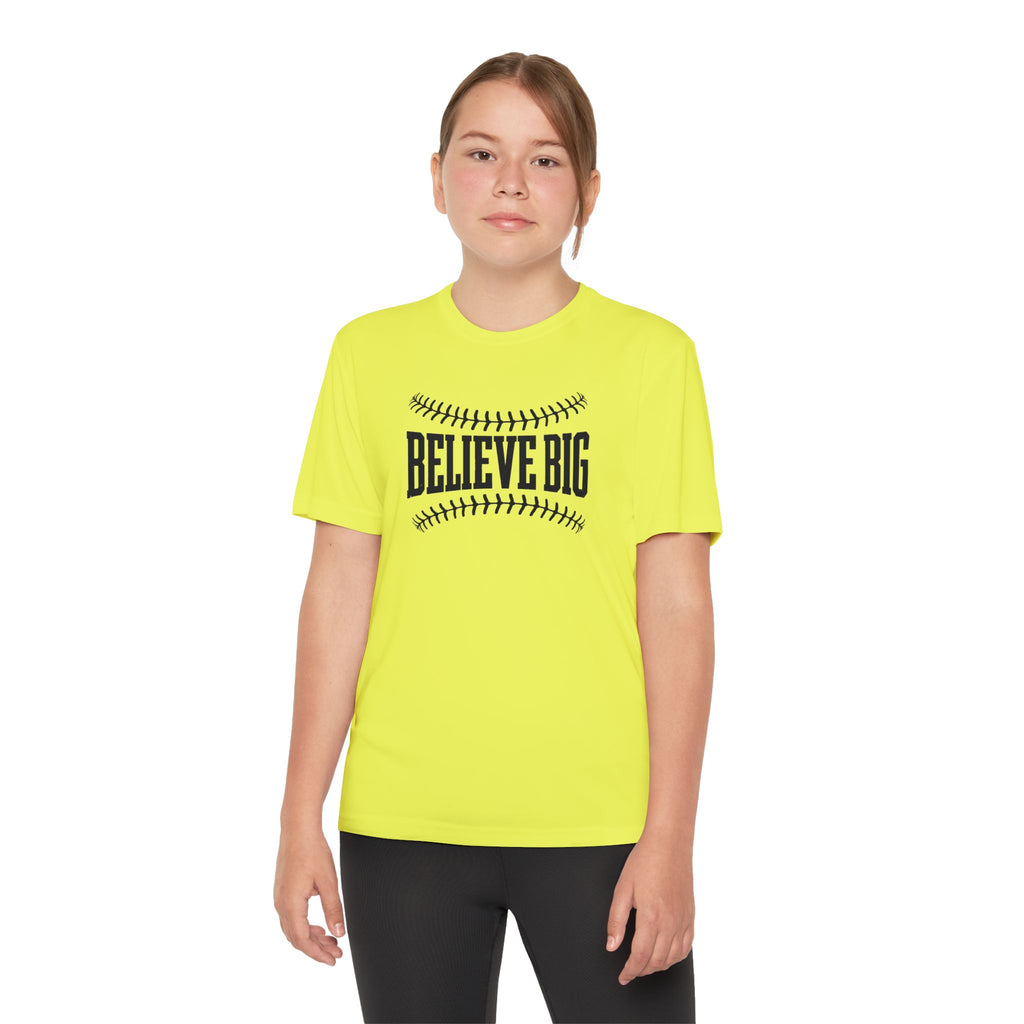 Believe Big Youth Baseball Dri Fit Tee