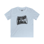 Kids Tee — "GET OT BALL" Vintage Baseball Graphic