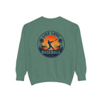 Baseball Sweatshirt — "Live Love Baseball" Vintage Sunset Crewneck Unisex