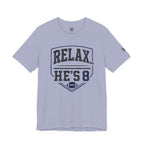 Relax He's 8 Football Parent Tee