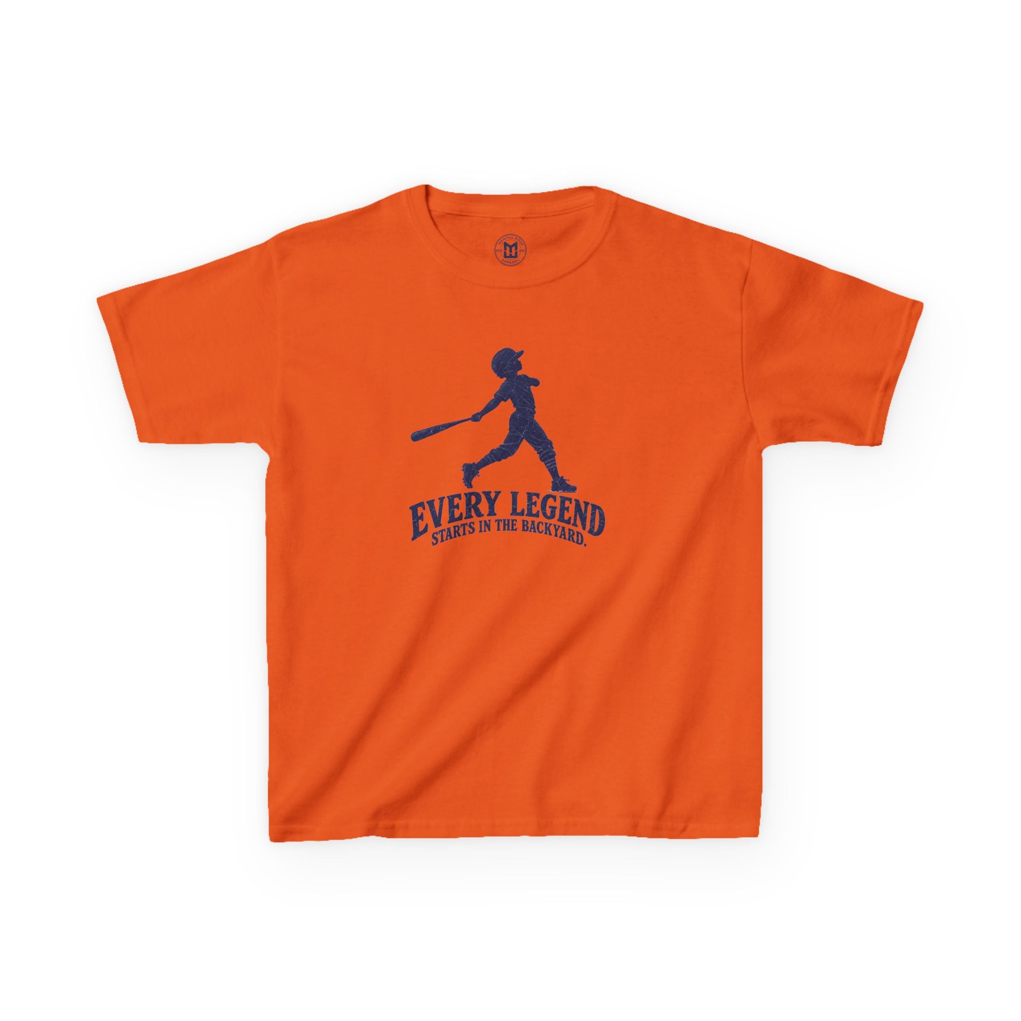 Kids T-Shirt — "Every Legend Starts in the Backyard" Baseball Tee