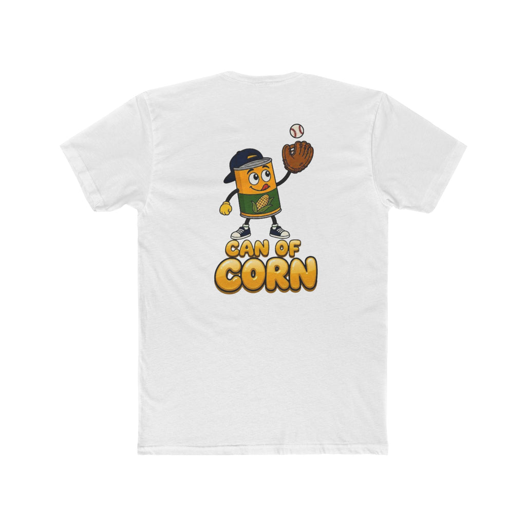 Can of Corn Baseball T‑Shirt - Two Sided