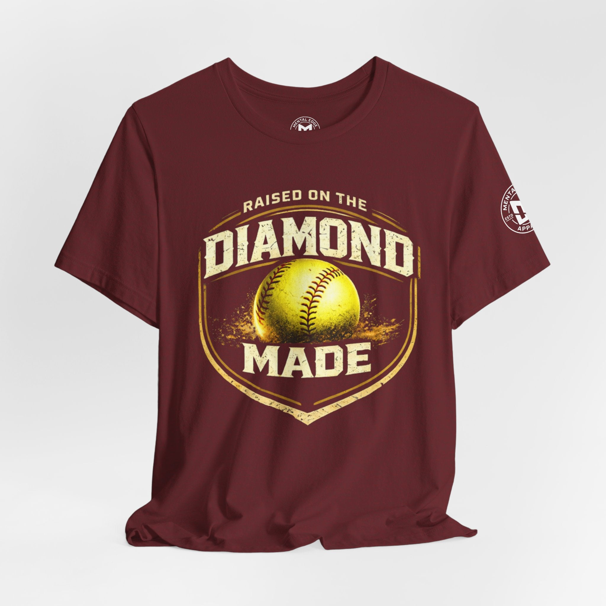 Raised on the Diamond Made Softball Tee
