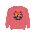 Baseball Sweatshirt — "Live Love Baseball" Vintage Sunset Crewneck Unisex