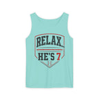 Relax... He's 7 Baseball Parents Tank Top