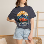 Born to Hit Balls Over Mountains T-Shirt — Unisex Vintage Mountain Comfort Colors Graphic Tee