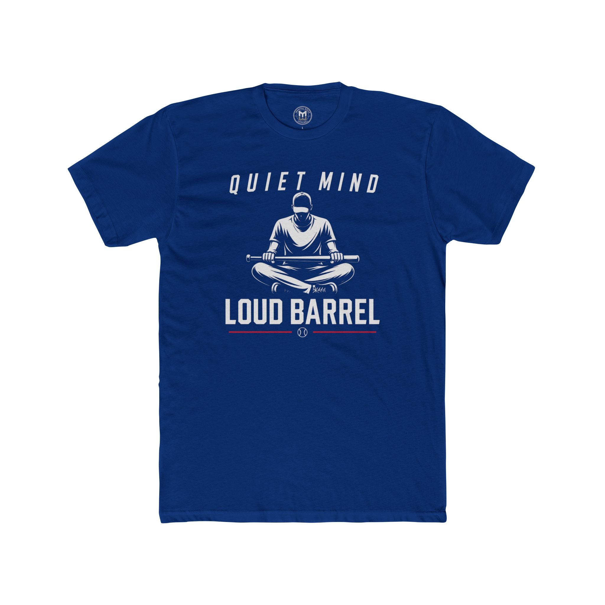 Quiet Mind Loud Barrel Tee Baseball Mindset Tee