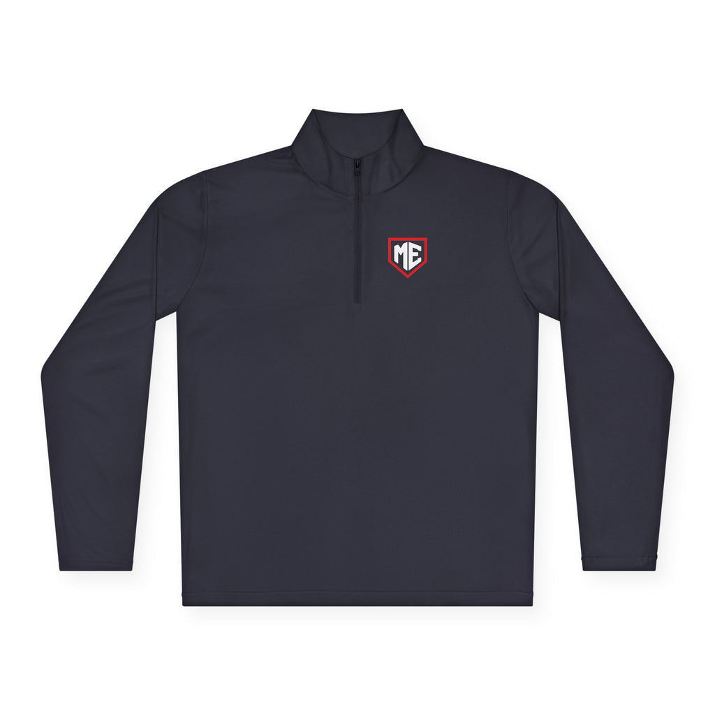 'ME'- Mental Edge Quarter-Zip Pullover — Home Plate Logo Performance Pullover