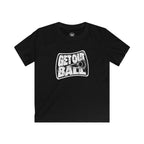 Kids Tee — "GET OT BALL" Vintage Baseball Graphic