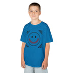 Kids T-Shirt — "Smily Baseball Seams Face" Baseball Tee
